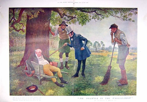 Original old antique - original, print