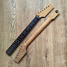 Telecaster Roasted Maple Guitar Neck Stainless Steel Unfinished Paddle Headstock