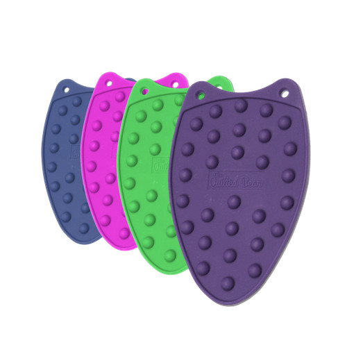 Quilted bear silicone mini - bear,