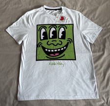 KEITH HARING T-SHIRT  ~~  BRAND NEW  ~~  WITH LOGO