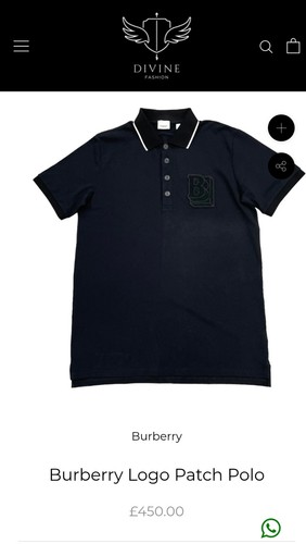 Burberry men polo shirt xs - polo,