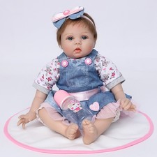 55cm Reborn Baby Dolls Real Life Soft Silicone Vinyl Realistic Reborn Dolls