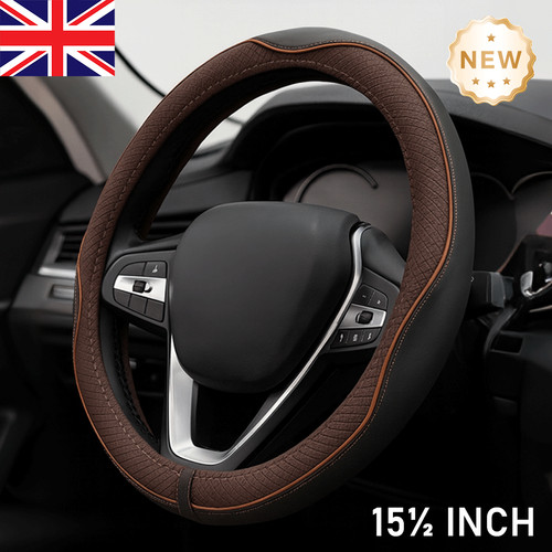 Brown steering wheel - steering, cover