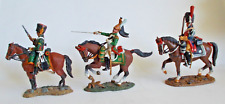 DEL PRADO CAVALRY - THREE MOUNTED SOLDIERS - DRAGON / CUIRASSIER
