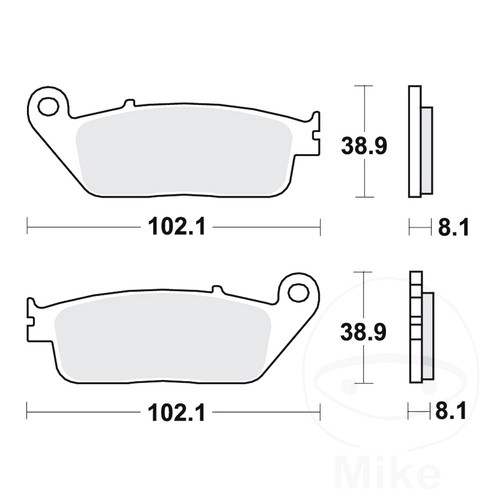 Brake pad front fit suzuki - pad,
