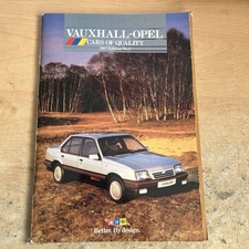 1987 Vauxhall Opel range
