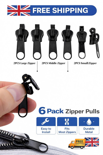 6pcs fix zipper - 6pcs, zip