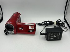 JVC Everio GZ-MS100RE Memory Camcorder Video Camera 35x Opti. Zoom TESTED✅