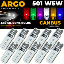 501 T10 Led Bright White Car Bulbs Side Light Canbus Error Free Smd Xenon W5w