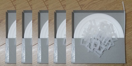 White pallet box strapping - 5x,