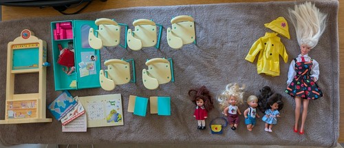 Vintage barbie doll school - vintage,