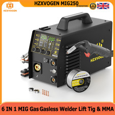 6in1 Aluminium MIG Welder 200A Gas/Gasless Lift TIG/MMA/Spot Welder For UK DIYer