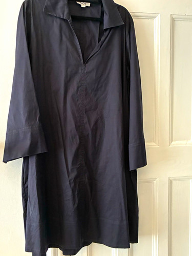Cos navy cotton shirtdress 4 - navy,