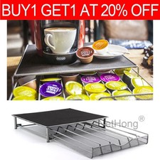 Coffee Pod Drawer Holder Kitchen Storage Organiser for Nespresso Dolce Gusto UK