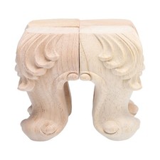 4 Pcs Solid Wood Furniture Wooden Feet Legs for Bun Replacement Sofa