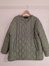 Kangol Women's Green Quilted Jacket Size 14-16