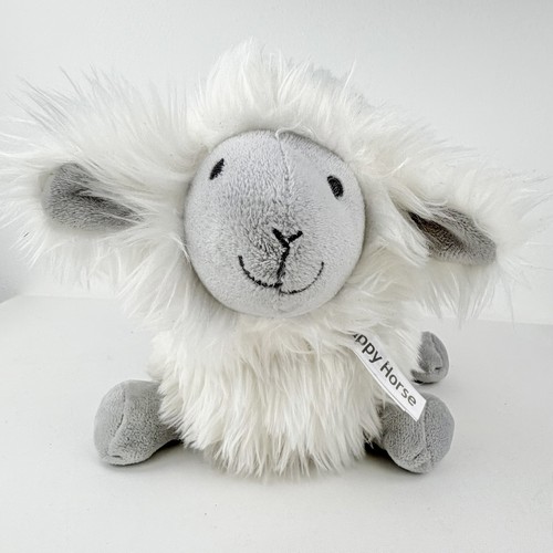 Happy horse soft plush white - horse,