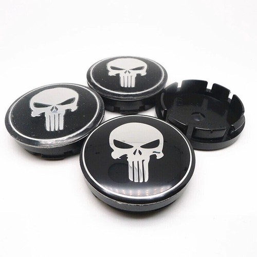4pcs skull black wheel - 4pcs, centre
