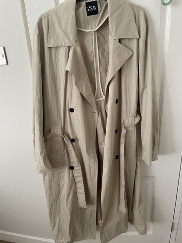 Mens zara trench coat new - trench,