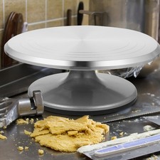  Aluminum Alloy Revolving Cake Stand Cake Decorating Turntable Rotating Cake
