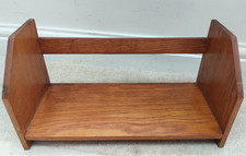 Small vintage oak book trough, rest, rack, shelf, booktrough, 34cm