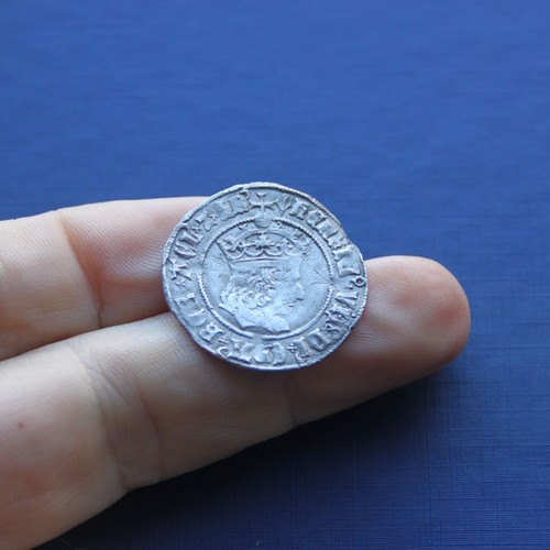 Hammered silver coin henry 7th - hammered,