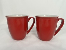 Denby Everyday Mugs X2 Red