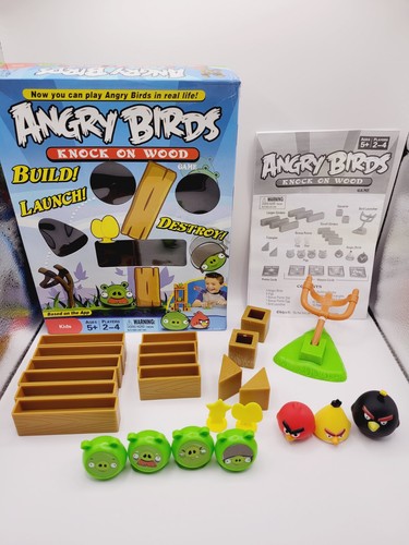 Angry birds knock wood - angry,