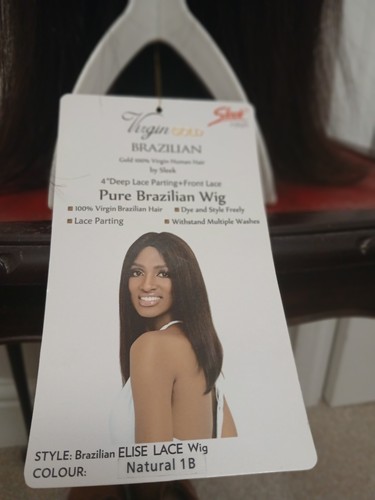 Lace front wig - front, human