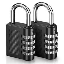 4 Digit Combination Padlock Heavy Duty Outdoor Lock Gym Travel Luggage Locker UK