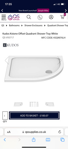Shower tray