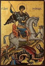 St George icon - Handmade