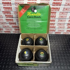 HENSELITE SUPERGRIP LAWN BOWLS size 3