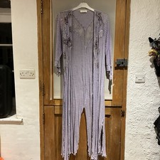 Lilac ,top,jacket, trousers and scarf by Ann Balon