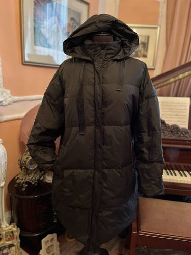 Zara down padded hooded - hooded, coat