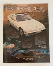 1977 Porsche 924 Print Ad