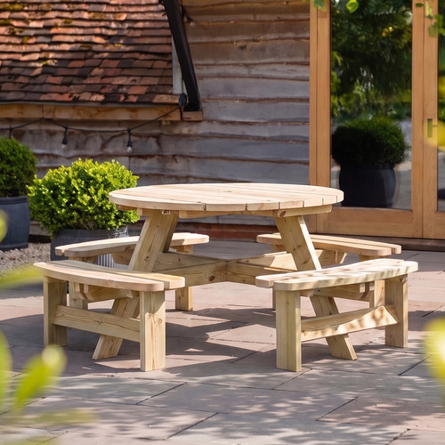 Primrose pine eight seater - pine,