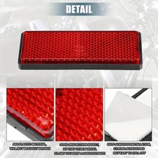 2 PCS REAR RED RECTANGLE