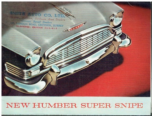 Humber super snipe series - super,