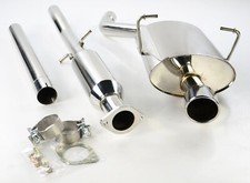 Stainless Steel Mini Cooper / One R50 Race Exhaust System Catalyst Back