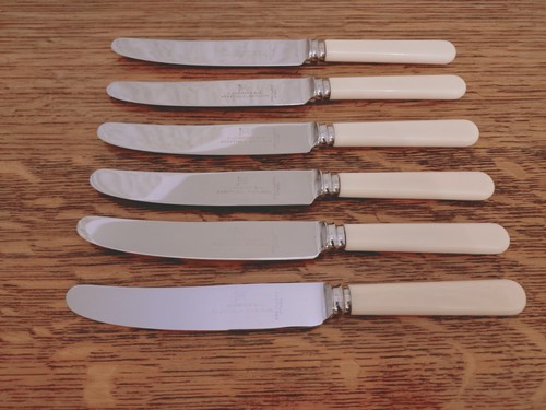 Vintage set faux bone - vintage, 6
