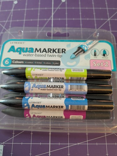 Aquamarker letraset water - letraset,