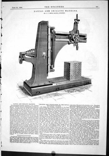 Old 1886 radial arm - radial,