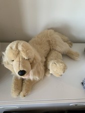 E&J Classic Golden Retriever Labrador Mummy & Puppy Dog Realistic Soft Plush Toy