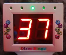 2025 Edition Portable Disco Bingo Machine with Music, Lights and Simple to play