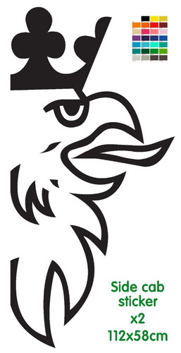 Scania griffin cab sticker 112 - griffin,