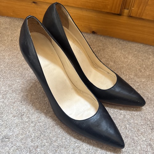 Faith black leather heeled - faith,