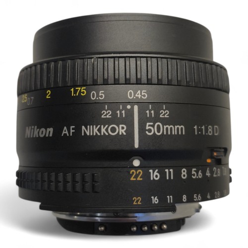 Nikon nikkor 50mm 1 - 50mm, f/1.8d