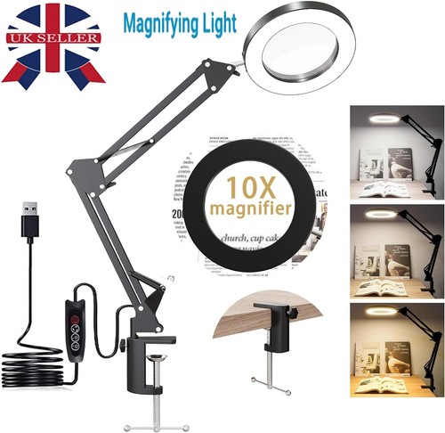 Led magnifying lamp 10x - magnifying,