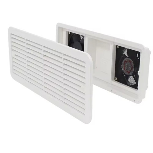 Quiet dual fan refrigerator - fan, rv